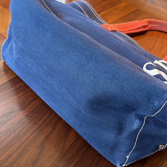 BEAUTIFUL KATE SPADE CANVAS TOTE - RED WHITE & BLUE - VERY PATRIOTIC! - Picture 11 of 12
